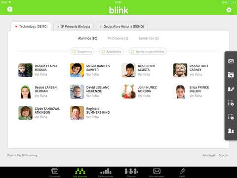 blink app para profesores 
