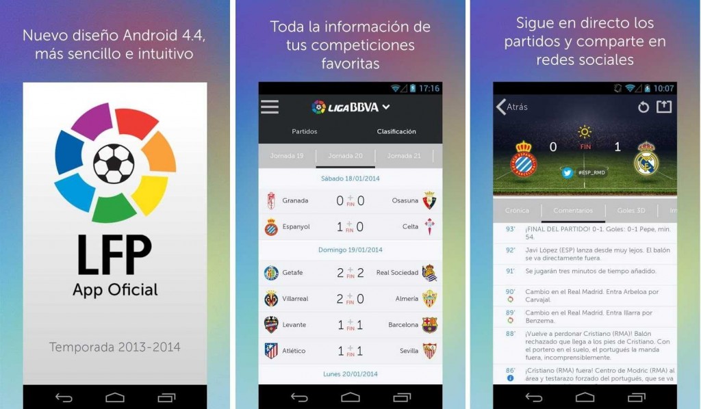 Las mejores aplicaciones de futbol Las mejores aplicaciones de futbol